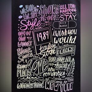 Taylor Swift Songs Sweatshirt - Women’s XL